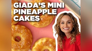 Giada De Laurentiis Mini Pineapple Cakes  Giada At Home  Food Network [upl. by Necyrb294]