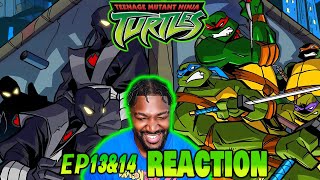 NEW BLOOD  TMNT 2003 Reaction S3 Ep 13 amp 14 [upl. by Stouffer]