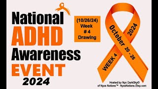 🔴LIVE  WEEK4 ADHDADD Awareness Event DRAWING  PEN TURNING 102624 [upl. by Yahiya529]