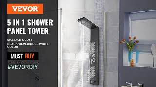 VEVOR Shower Panel Tower System for Home Hotel Resort [upl. by Terrill]