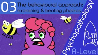 Phobias explaining and treating behavioural approach  Psychopathology ALevel Psychology [upl. by Larson]