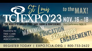 TCI EXPO 23 Information Webinar The Tree Care Industry Association [upl. by Rokach]