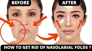 FACIAL EXERCISES FOR NASOLABIAL FOLDS LAUGH LINES REMOVE SMILE LINES  GET RID OF WRINKLES [upl. by Urien]