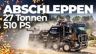 27 Tonnen  510 PS  MercedesBenz Arcos Abschlepper  BlackBullsPassau [upl. by Nirro987]