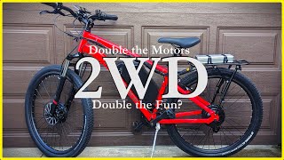 Two Wheel Drive Ebike  Double the Power Double the Fun [upl. by Hackett208]