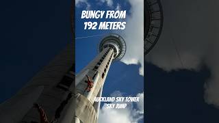 Auckland Sky Tower Sky Jump Bungy  New Zealand auckland nz bungy skyjump [upl. by Amhsirak]