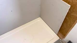 How to install a shower tray correctly [upl. by Dnalevelc]