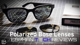 Upgrade The lenses on the Bose Frames Alto to Polarized [upl. by Akihsar649]