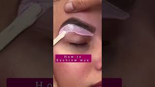 Eyebrows wax makeuptutorial tranding makeup [upl. by Jerome816]