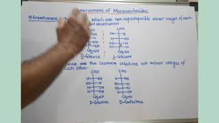 Stereoisomers of Monosaccharides [upl. by Aikem809]