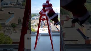 how does santaclaus laugh 🤔🤣satisfyingloop christmascharacter loop christmas santa santaclaus [upl. by Ycram]