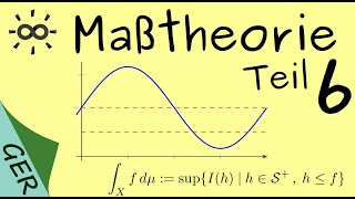 Maßtheorie  Teil 6  LebesgueIntegral [upl. by Jephum]