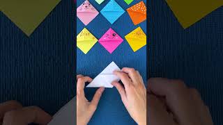 DIY Origami Bookmark  Easy Paper Folding Tutorial for Book Lovers [upl. by Meyer]