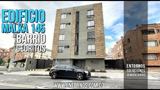 APARTAMENTO EN VENTA  BARRIO CEDRITOS EDIFICIO MALKA 145 Primer vistazo [upl. by Ambrosine]