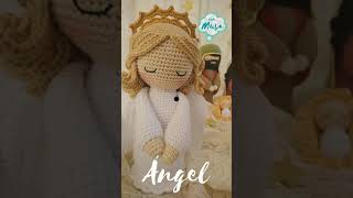 Trailer Ángel para Nacimiento Tejido a Crochet  Tutorial Amigurumi paso a paso Belén [upl. by Holtz]