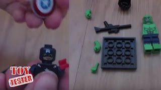 Lego Marvel Super Heroes Hulk y Capitan America  Juguetes Lego  Unboxing Lego Marvel [upl. by Nahtanhoj]