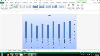 شرح عمل رسم بياني في الاكسيل بضغطه زر chart  excel [upl. by Lyon]