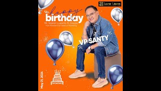 Memorable Moments Recalling the Surprise Corporate Birthday Bash for VP Santy [upl. by Clapper]