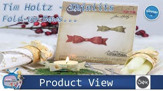 How to Make a Foldup Bows with a Sizzix Die  Kippers Hobby [upl. by Eiramanel]