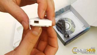 Wireless USB N 150 Mbps NSWIU150N55 Nisuta  Unboxing by wwwgeekshivecom [upl. by Emmons11]