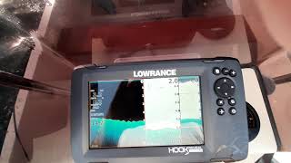 Lowrance Hook Reveal 7 83200 HDI transducer [upl. by Heyra]