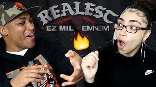 MY DAD REACTS TO Ez Mil  ft Eminem  Realest REACTION [upl. by Seidel]