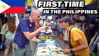 11 MUST EAT Filipino Street Foods in Quiapo Market Manila 🇵🇭 KWEK KWEK  LUMPIA  SOTANGHON [upl. by Kalagher]