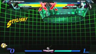 UMVC3 GC Apology Man vs MC XRay  Lanhammer 2013 [upl. by Eppesiug]