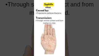 Syphilisinfectionreproductivehealthclass12biologyneet youtube [upl. by Fadden]