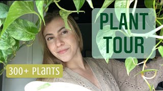 HOUSEPLANT TOUR  Spring 2022  All my houseplants  300 plants [upl. by Narmis]