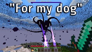 Minecraft when someone kills your dog [upl. by Einna]