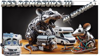 SOURIS ET RONGEURS  destruction faisceau par des rongeursvanlife bus campingcar [upl. by Dniren]