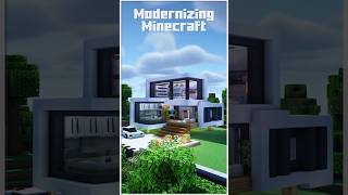 BUILD THIS EPIC MODERN HOUSE IN YOUR WOLD minecraftmodernhomes minecraftguide [upl. by Akemrej]