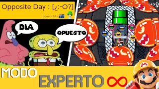 EL DÍA OPUESTO FUE HORRIBLE 🙃  EXPERTO INFINITO NO SKIP  SMM2  ZetaSSJ [upl. by Ailema]