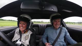 Top Gear Interview with Presenter Sabine Schmitz on Track [upl. by Lliw937]