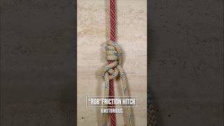 quotRBGquot Friction Hitch for Climbing Rope for Arborists and Tree Climbers rope arborist climbing [upl. by Annasiul]