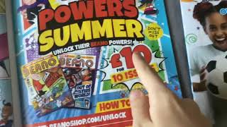 Unboxing Video 4 Beano Comic  Kids Activity Book4Fun And RETURN [upl. by Terej]