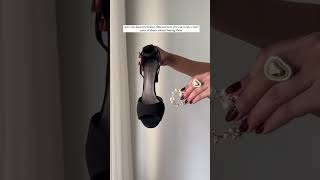 Shoeclips ✨👠🎀heels footwear fashion trending shorts aesthetic bow cute diy meesho viral [upl. by Ordep]