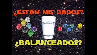 ¿Están balanceados mis dados  D20 D12 D10 D8 D6 y D4 [upl. by Allimak]