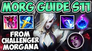 SEASON 11 MORGANA SUPPORT GUIDE RUNES AND BUILD  HOW TO CARRY  League of Legends [upl. by Lind]