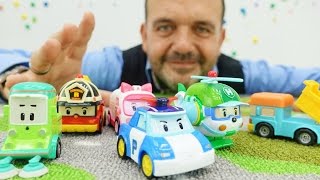 Robocar Poli y la Ciudad Brooms Videos de Juguetes para niños [upl. by Merriman]