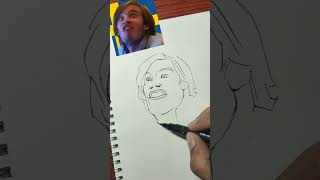 Drawing Pewdiepie Easy [upl. by Siwel227]