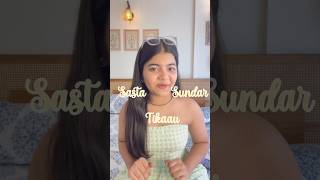 Ep 1 Of Sasta Sundar amp Tikaau 💗🎀✨viral dupes of high end products💌  TR 💗 ytshorts [upl. by Caesaria]