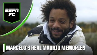 Marcelo EXCLUSIVE Real Madrid memories Barcelona rivalry amp relationship with Mourinho  ESPN FC [upl. by Emixam]