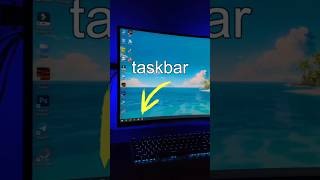 Transparent taskbar for a sleek desktop tech techtips gamer coder xeose9 [upl. by Rik878]