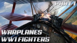 Warplanes VR  WW1 Fighters Gameplay on Oculus Quest 2 [upl. by Anelrahs]