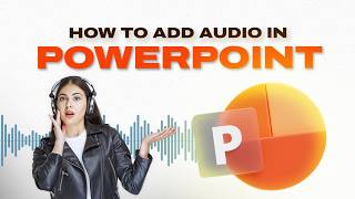 How to Add Audio into PowerPoint Presentations  Tutorial [upl. by Pilar]