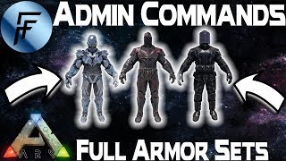 Spawn Full Ascendant Armor Sets Admin Commands  ARK Survival Evolved [upl. by Ttenneb346]