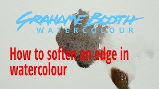 How to soften an edge in watercolour [upl. by Ydner97]