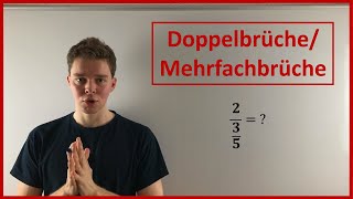 DOPPELBRÜCHE und Mehrfachbrüche – Aufgaben  Mathe Tutorial [upl. by Charmain]